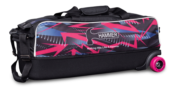 Hammer Dye Sub 3 Ball Tote Roller (Pink Arrows)